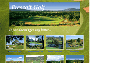 Desktop Screenshot of golfprescott.com